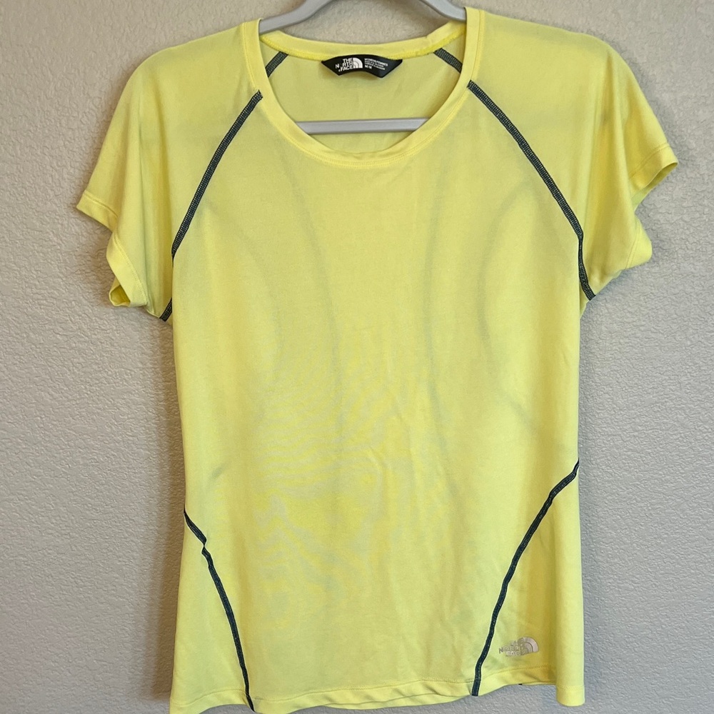 The North Face Women's Bright Yellow Short Sleeve Tee
